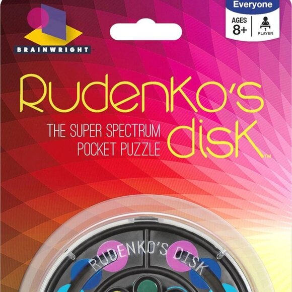 Brainwright Rudenko's Disk Super Spectrum Pocket Puzzle - Picture 4 of 4